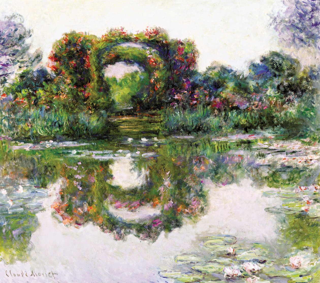 クロード・モネ、「The Flowering Arches,Giverny」 開花アーチ、ジヴェルニー.JPG